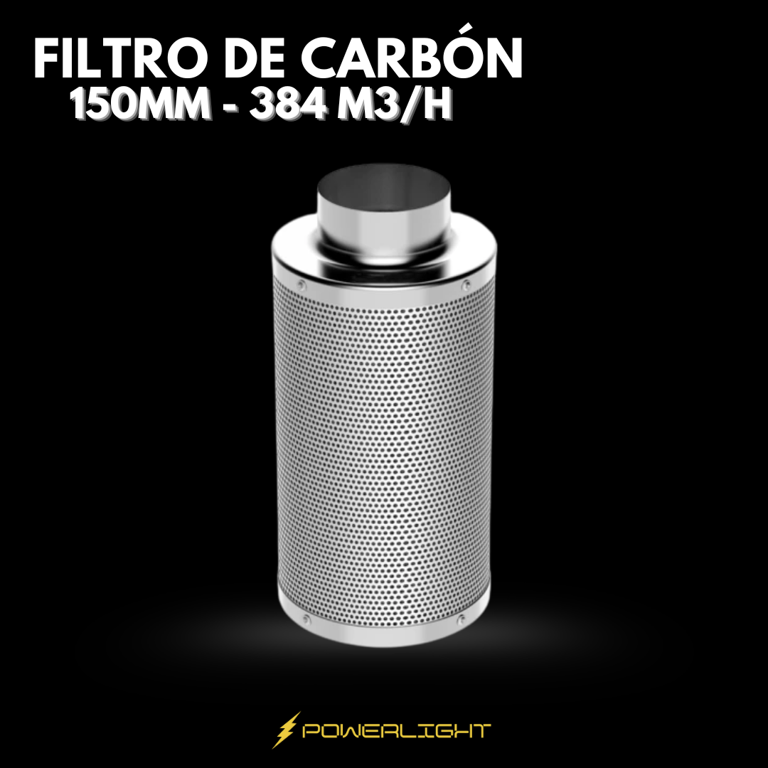 FILTRO DE CARBÓN EFICIENT 150MM - 384 M3/H