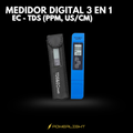 MEDIDOR DIGITAL 3 EN 1 EC - TDS (PPM, US/CM)