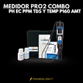 MEDIDOR PRO2 COMBO DE PH EC PPM TDS Y TEMP P160 AMT