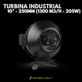 TURBINA INDUSTRIAL MAX POWER 10" - 250MM (1300 M3/H - 205W)